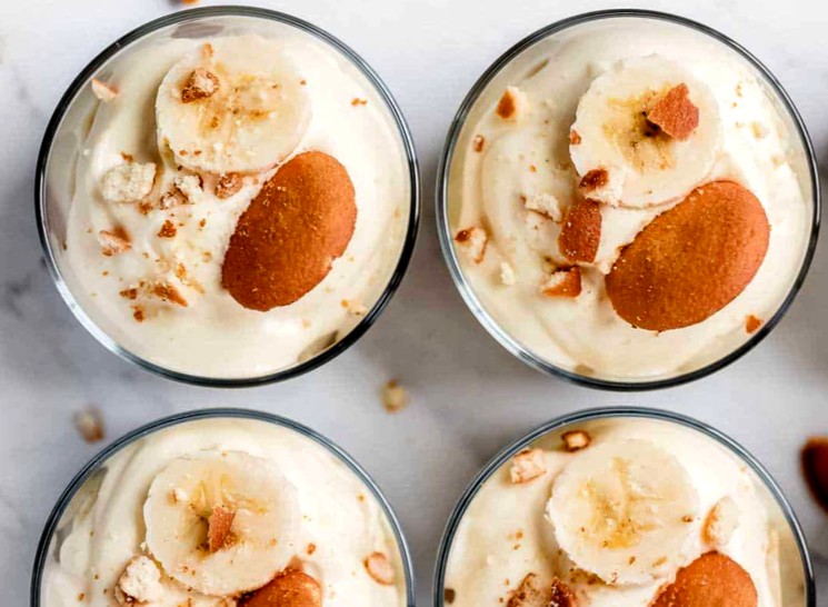 Рецепт бананового пудинга