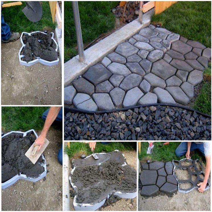 Устройство тротуара