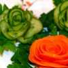 Как украсить салат или нарезку