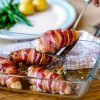 Куриные рулетики запеченные в беконе