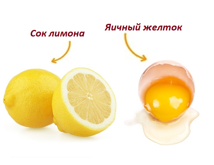 Маска для волос увлажняющая с яйцом
