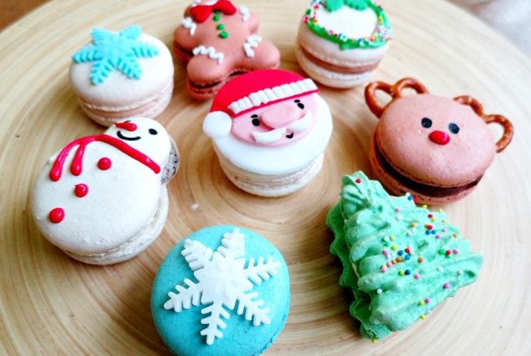 Новогодний десерт - макаруны