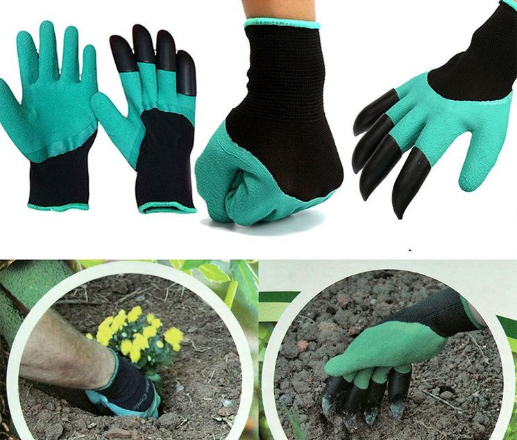 Перчатки с когтями Garden Genie Gloves