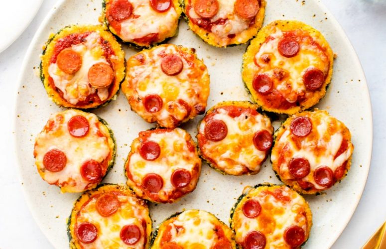 Пицца пепперони из кабачка рецепт