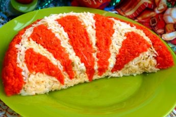 Готовим салат "Апельсиновый кусочек"