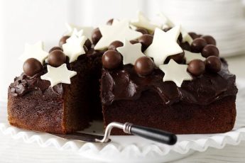 Рецепт шоколадного кекса с глазурью