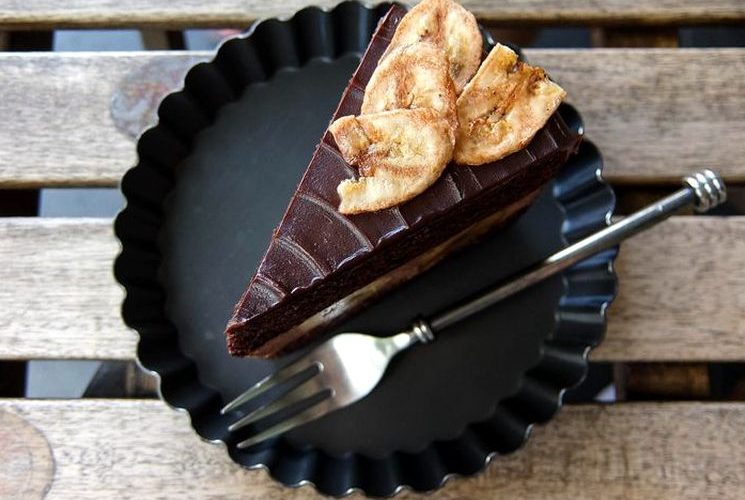 Готовим шоколадно-банановый торт