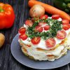 Рецепт вкусного салата с грибами и сыром
