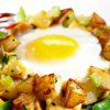 Что приготовить на завтрак - картофельные гнездышки с сыром