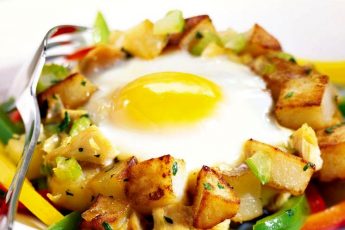 Что приготовить на завтрак - картофельные гнездышки с сыром