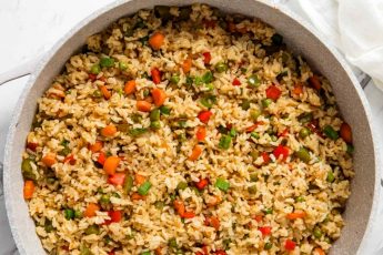 Рис с овощами - пошаговый рецепт вкусного гарнира